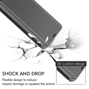 Smart Veidrodis, Flip Telefono dėklas Samsung Galaxy A5 A6 A7 A8 A9 2018 A12 A22 A32 A52 A72 A31 A51 A71 A50 A70 A11 A21S A40 A41 A30 Nuotrauka 2