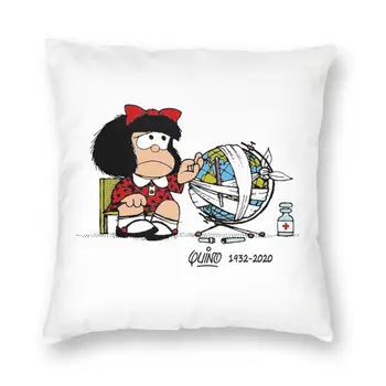 Humoro Adios Quino Pagalvę Namų Puošybai Mafalda Manga Animacinių Filmų Prabanga Pagalvėlė Padengti Aikštėje Užvalkalas