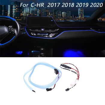 Automobilio Salono LED prietaisų Skydelio Rėmas Šviesos Prietaisų Skydelio Apdaila Atmosfera Šviesą 