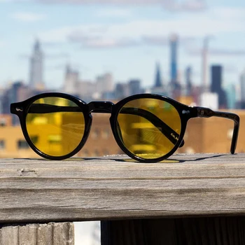 Vingtage Akiniai nuo saulės žmogus aukščiausios kokybės dizaineris prekės acetatas UV400 akiniai lauko vairavimo moteris mados SAULĖS AKINIAI