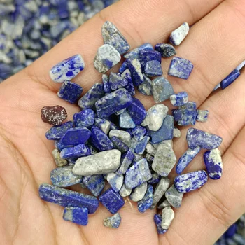 Natūralūs kristalai, Lazuritas Poliruoti Mineralai, Žvyras, kvarcas, Mėlynas skaldą Žuvų Bakas akvariumas Namų Puošybai Nuotrauka 2