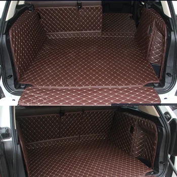Individualizuotos automobilių kamieno kilimėliai BMW X5 F15 -2013 vandeniui linijinių krovinių įkrovos kilimai BMW X5 2015 m.