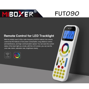 Miboxer FUT090 2.4 GHz Nuotolinio Valdymo pulto LED Tracklight ar LS1 4 1 Smart Controller Wiresless RF Nuotolinio LED Juostelės 16 Spalvų