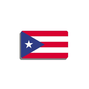 Puerto Riko Vėliava Sagė Akrilo Nacionalinės Vėliavos Pin Kuprinės Skrybėlę, Krepšį Drabužius Tėvynės Ženklelis Nuotrauka 2