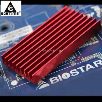 10 Vienetų Gdstime 60x30x8mm Aliuminio Heatsink Raudona Bitfury Radiatoriaus Aušintuvas USB