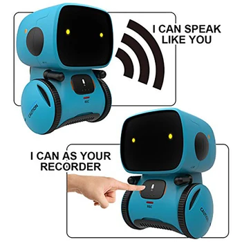 Naujausias Modelis Smart Robotai Šokių Balso Komanda 3 Kalbos Versijos Touch Kontrolės Interaktyvus Žaislas Robotas Mielas Žaislas Dovana Vaikams Nuotrauka 2