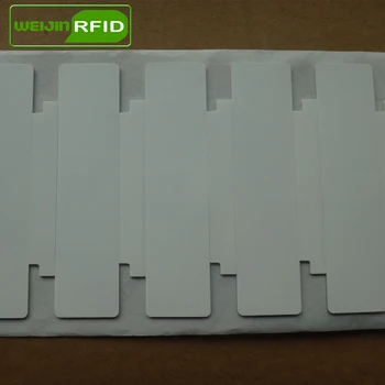 UHF RFID anti-metalo tegus 99*24*1.3 mm 915mhz 868mhz Impinj NXP ISO18000-6C EPCC1G2 6C spausdinimui pasyvus RFID Sintetinių Etiketės Nuotrauka 2
