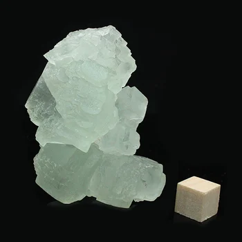 Natūralus šviesiai žalios spalvos fluorito egzempliorių sustiprino pilnas Palaimos mineralinių kristalų mokymo egzempliorių Kistler kolekcijos Nuotrauka 2