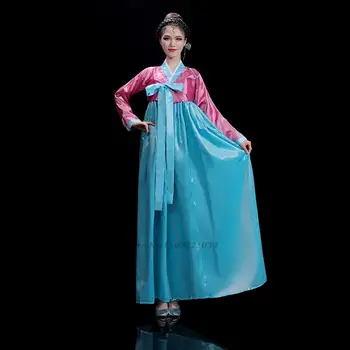 2022 senovės korėjos hanbok tradicinės veiklos kostiumai moterims, elegantiškas hanbok palace korėjoje vestuvių oriantal kostiumas Nuotrauka 2