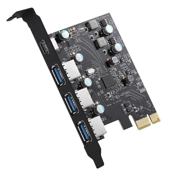 PCI-E, USB 3.0 Kortelių Tipas C(1) USB A(3 ) Be Papildomo Maitinimo PCI Express Plėtros Kortelę Už 