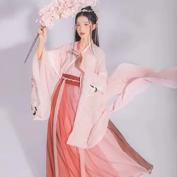 2022 Senovės Kinų Kostiumas Moterims Tradicinės Kinų Šokių Drabužiai Moterims Hanfu Suknelė Rytų Stiliaus Šokių Drabužiai