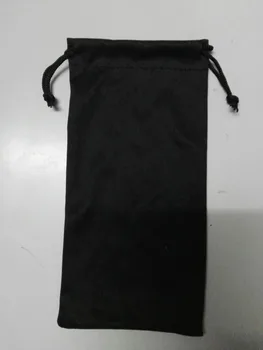 specialios pardavimo 100vnt Aukštos kokybės mikropluošto mažas raišteliu krepšys pritaikytas 9*18cm papuošalų maišelis didmeninė papuošalai, akiniai nuo saulės