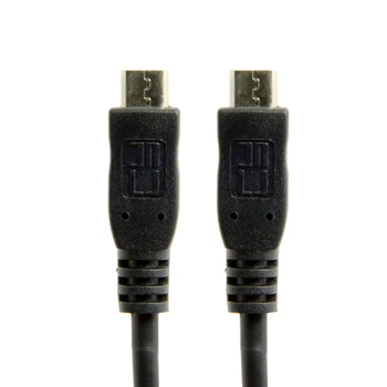Jimier Micro USB Male Micro USB Vyrų Įkroviklis Duomenų Kabelis S4 i9500 Note2 N7100 Mobiliojo Telefono ir Planšetinio kompiuterio 1m Nuotrauka 2