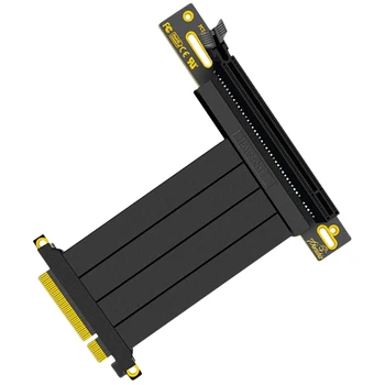 PCIE 8X Į 16X 90° Alkūnė USB3.0 Grafika Kortelės ilgiklis PCI Express Uosto GPU, Liftas, Kabelinė stačiu Kampu Jungtis