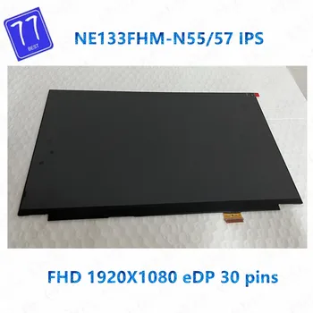 13.3 Colių EDP 30PINs FHD 1920*1080 Nešiojamojo kompiuterio Ekranas IPS Panel BOE NE133FHM-N55 NE133FHM-N57 Tinka NE133FHM N55 LCD LED Ekrano Nuotrauka 2