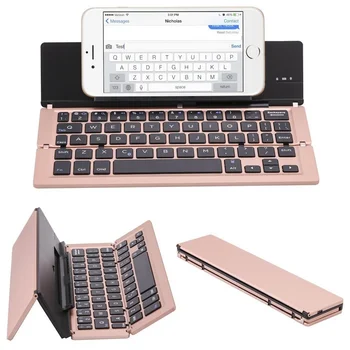 3.0 Klaviatūros Nešiojamų Tablet Klaviatūra iš KOMPIUTERIO, Nešiojamojo kompiuterio Aliuminio Lydinio Klaviatūra, Sulankstomas Bluetooth 