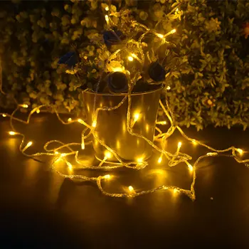 Kalėdų Fėja LED String Žibintai, Vestuvių Šventė Apšvietimas, Dekoracijos Namų, Sodo, Lauko, Patalpų Dekoras atsparus Vandeniui Lempos Nuotrauka 2
