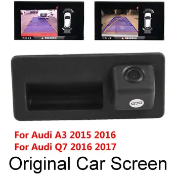 Audi A3 Q7 2015 2016 2017 Originalus Automobilio Dinaminis Ekrano Trajektorija Atnaujinti Apverstas Vaizdas Stovėjimo Galinio Vaizdo Kamera Kamieno Rankena