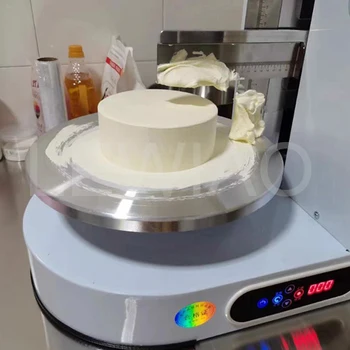 Pusiau Automatiniai Sviestas Lyginamoji Mašina Kepimo Ir Cake Shop Buttering Maker Įranga 4-12 Colių Tortas Creaming Nuotrauka 2