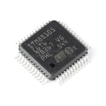 Originalus STM8S105C6T6 LQFP-48 16MHz/32KB Flash/8-bitų Mikrovaldiklis-MCU