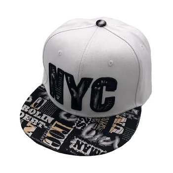 2019 Siuvinėjimo raštą NYC kepuraičių, Grafiti, moterų, vyrų, hip-hop snapback kepurės jaunimo plokščių kraštų gorras lauko skrybėlės Nuotrauka 2