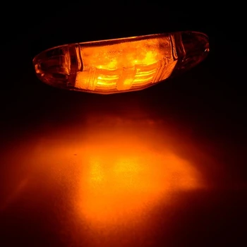 10VNT 12V 24V Universali Automobilio Signalas, Šviesos diodų (LED) Šoniniai Gabaritiniai Žibintai, Lempos Lemputė Automobilių Priekabos Sunkvežimių Nuotrauka 2