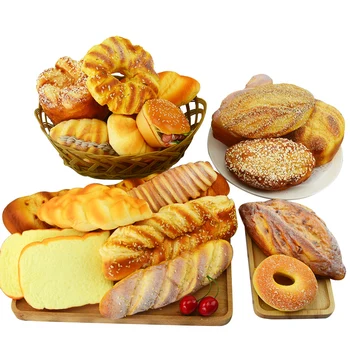 Švenčių Šalis Tiekia Dirbtinių Dekoracijų Maisto produktų, Gaiviųjų Springback Modeliavimas Duona, Pyragas Modelio Apdailos Kepimo Ambry rekvizitai