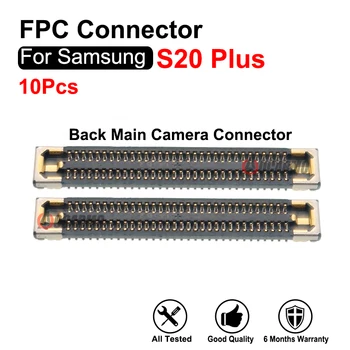 10vnt 64Pins Samsung Galaxy S20 Plius S20+ Atgal Pagrindinė Kamera, Jungtis Pagrindinės plokštės FPC Plug Mainboard Flex Kabelis Pakeitimo