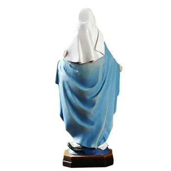 Mergelės Marijos Statula Namų Dekoro Dervos Statulėlės Biuro Puošmena Nuotrauka 2
