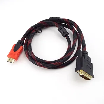 HDMI-suderinamas Su DVI Kabeliu 3D 1080P HDTo DVI DVI-D 24+1 pin Adapteris Kabeliai dideliu Greičiu, HDTV, DVD, Projektorius, LCD HDTV Nuotrauka 2