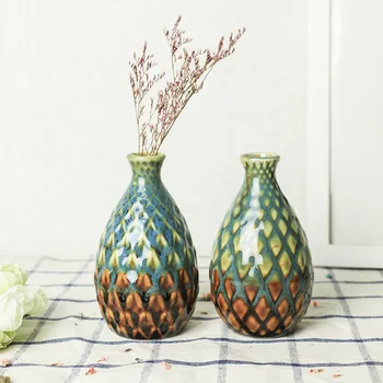 Šiaurės šalių namų keramikos amatai keramikos modernus minimalistinis namų vazos, papuošalai office home apdaila, vazos gėlių kompozicijų vazos Nuotrauka 2