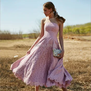 YNQNFS YRE29-line Arbatos Ilgio Elegantiškas Stebėjimo Nėrinių Šalis Bridesmaid Suknelę, Chalatai Realios Nuotraukos