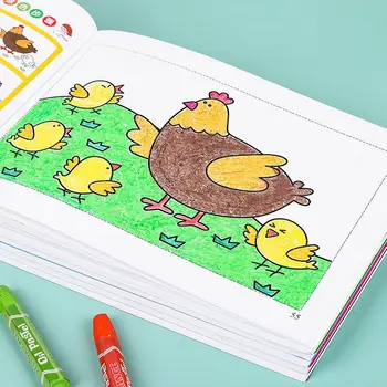 6 Knygas/set Doodle Spalvinimo Knygelė Kūdikių Nušvitimą Išmokti Piešti Stresą Užmušti Laiką, Grafiti, Tapybos, Piešimo Meno Knyga Nuotrauka 2