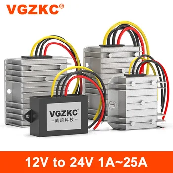 12V į 24V 1A, 3A, 5A, 8A, 10A 12A 15A 20A 25A DC power boost konverteris VGZKC 12V į 24V automobilio galios reguliatorius