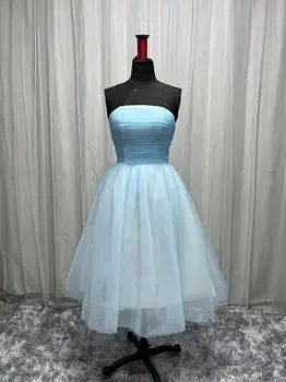 Plus Size Prom Dresses 2022 Trumpas Užsakymą Homecoming Suknelės Tiulio Tutu Suknelė Klostyti Vakare Šalies Oficialų Suknelė