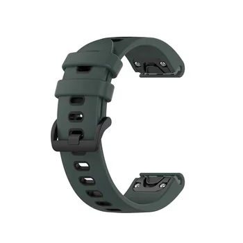 Quick Fit Dvigubo Spalvų Watchband Dirželis Garmin Enduro/TACTIX DELTA Žiūrėti 26mm Silikono Riešo Juostos 