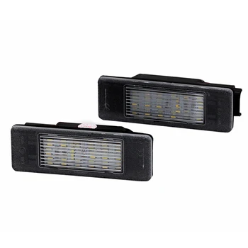 2VNT/Komplektas SUNKIA 18SMD Automobilio LED Licencijos numerio apšvietimo Lemputės su Viduje Canbus už 