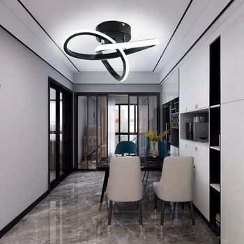 Moderni Praėjimo LED Lubų Lempa Koridoriaus laiptais Įėjimas, Palėpė Aikštėje patalpų Apšvietimas Minimalistinio Stiliaus Žibintai Virtuvės Įrenginiai