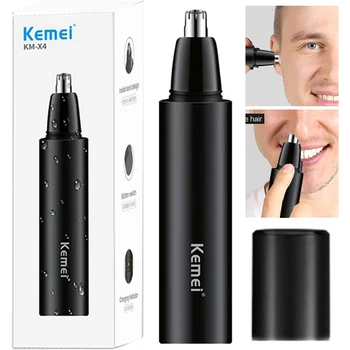 Kemei X4 Skalbti Nosies Plaukų Žoliapjovės Vyrų Įkraunamas USB Žoliapjovės, Nosies Elektros Trimeras Nosies Plaukų Šalinimas, Ausų Valiklį