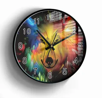 Šiaurės Laikrodžiai Šiuolaikinės Minimalistinės Kūrybos Sieninis Laikrodis Kambarį Namų Dekoro Priedai Mados Gražus Spalvų Kabo Sienos Watc