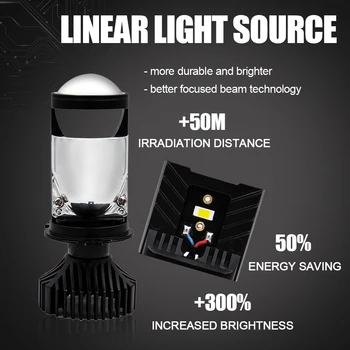 E32-T9 automobilių žibintų lemputė H4 yra universalus LED šviesos gavimas, pagaminti iš spt chip ir Kondensatorius Objektyvą,gali išėjimas 12v 6000K vietoje šviesos