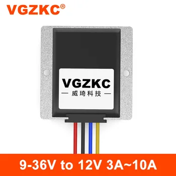 VGZKC 9-36V į 12V 5A, 8A, 10A izoliuotas galios reguliatorius 12V24V į 12V buck-boost modulis DC galios keitiklis
