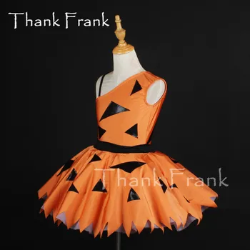 Naujos Balerinos Tutu Suknelė Mergaitėms Pora modelių Oranžinės spalvos Kostiumas Berniukams, Vaikų, Suaugusiųjų Rave Halloween Kostiumai, Šokiai C880 Nuotrauka 2