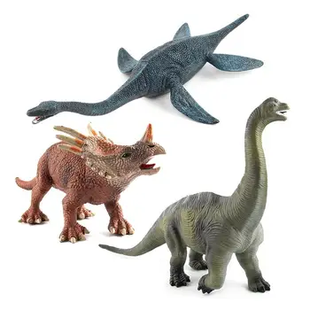 Modeliavimo Gyvūnų Dinozaurų Žaislų Rinkinys Plastiko Žaisti Žaislai Juros Periodo Dinozaurų Augalų Modelis Veiksmų Skaičiai Vaikai Berniukas, Dovana, Namų Dekoro Nuotrauka 2