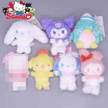Japonų Animacinių filmų Sanrio Melodija Kuromi Hello Kitty Cinnamoroll Pochacco Lėlės Kabinti Ornamentu Įdaryti Pp Medvilnės Lėlės Dovanos 10cm