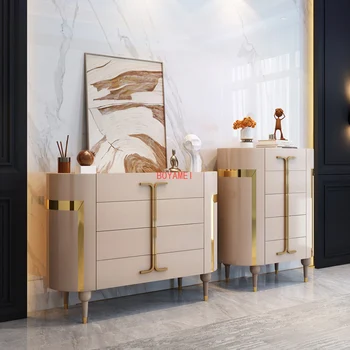 šiferis kabineto mišinys, Modernus minimalistinio villa kambarį high-end luxury koridoriaus spintos miegamojo komoda