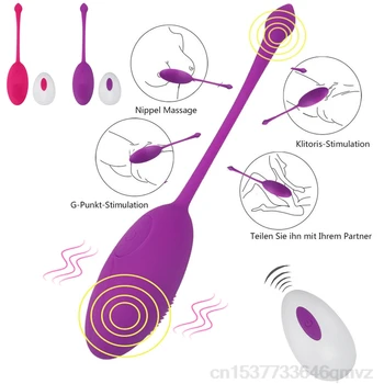 Makšties Masažo Kamuolys Belaidžio Nuotolinio Valdymo Vibracija, Šokinėja Kiaušinių Vibratorius USB Išangę Klitorio Nippel Sekso Įrankis Sekso Žaislai Moteris