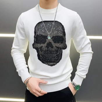 Minkšto Audinio, Karšto Diamond Prekės Megztiniai Megztinis Asmenybės Korėjos Stilius Paprastas Kašmyras Jaunimo Hip-Hop Negabaritinių Viršūnės