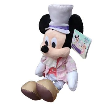 Naujas Originalus Šanchajus Disney Mickey Mouse Pavasario Pliušinis Žaislas Įdaryti Lėlės 38cm Kawaii Vaikas Dovana