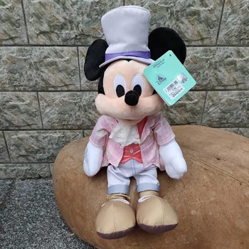 Naujas Originalus Šanchajus Disney Mickey Mouse Pavasario Pliušinis Žaislas Įdaryti Lėlės 38cm Kawaii Vaikas Dovana Nuotrauka 2